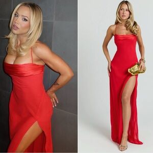 Showpo Sonya Red Maxi Dress